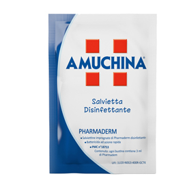 Salviette disinfettanti Pharmaderm - Amuchina Professional - conf.200 pezzi