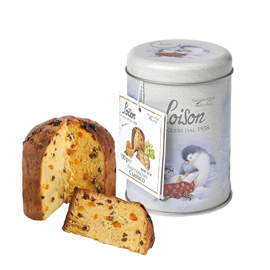 Panettoncino Classico - Linea Mignon - in latta - tradizionale -100 gr - Loison