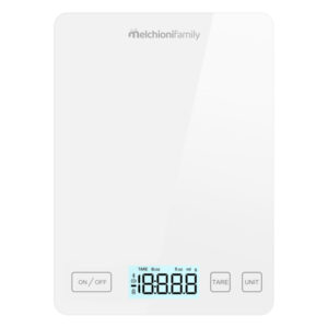 Bilancia da cucina Smarty - con connessione wi-fi - peso massimo 5 kg -  bianco - Melchioni