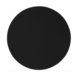 Sottopiatto tondo Talk - diametro 30 cm - nero - Stilcasa