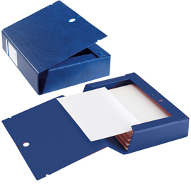 Scatola archivio Scatto - dorso 6 cm - 25 x 35 cm - blu - Sei Rota