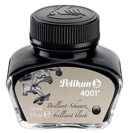 Inchiostro stilografico 4001 - 30 ml - nero - Pelikan