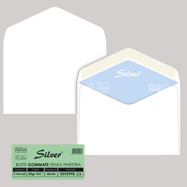 Busta Busta Silver Matic FSC  - senza finestra - gommata - 11