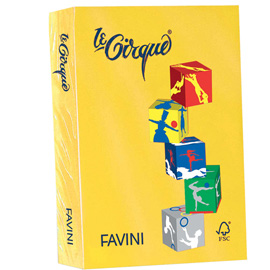 Carta Le Cirque - A4 - 80 gr - giallo zolfo 200 - Favini - conf. 500 fogli