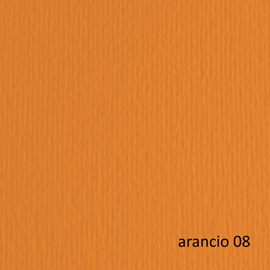 Cartoncino Elle Erre - 50x70cm - 220gr - arancio 108 - Fabriano -  blister 20 fogli