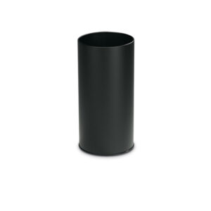 Portaombrelli tondo - 20 L - diametro 24 cm - H 49 cm - metallo - nero - Stilcasa