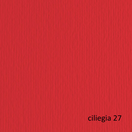 Cartoncino Elle Erre - 70x100cm - 220gr - ciliegia 127 - Fabriano - blister 10 fogli
