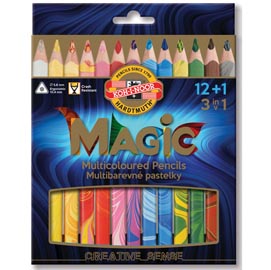 Pastelli colorati Matitoni Magic - diametro mina 5
