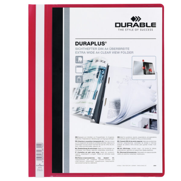 Cartellina ad aghi Duraplus - copertina personalizzabile - 21x29