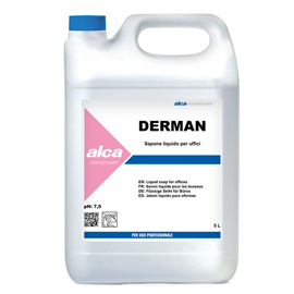 Sapone liquido Derman - fiorito - Alca - tanica da 5 L
