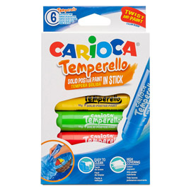 Carioca temperello - colori assortiti - Carioca - astuccio 6 temperelli