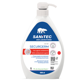 Sapone liquido Securgerm - con antibatterico - dispenser 1 L - Sanitec