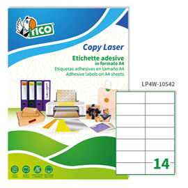Etichette adesive LP4W - in carta - laser - permanenti - 105 x 42