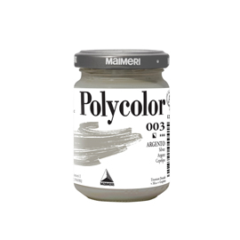 Colore vinilico Polycolor - 140 ml - argento - Maimeri
