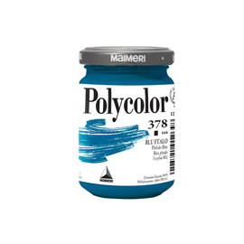 Colore vinilico Polycolor - 140 ml - blu ftalo - Maimeri