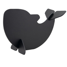 Lavagna Silhouette - forma balena - 22 x 14