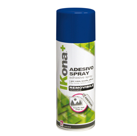 Adesivo spray - rimovibile - 400 ml - IKona+