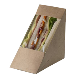 Scatole per sandwich Street Food in carta kraft - 12