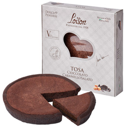 Torta Tosa - cioccolato e caramello salato - 300 gr - Loison