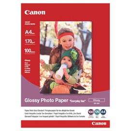 Canon - Carta lucida fotografica GP-501 - A4 - 100 Fogli - 0775B001