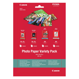 Canon - Conf. Multipla Carta fotografica VP-101 - 4 x 6 '' / A4 - 20 Fogli - 0775B079
