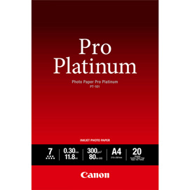 Canon - Carta fotografica Pro Platinum PT-101 - A4 - 20 Fogli - 2768B016