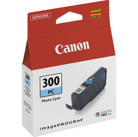 Canon - Cartuccia PFI-300 - Ciano photo - 4197C001 - 14 ml