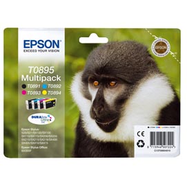 Epson - Cartuccia ink - C/M/Y/K - T0895 - C13T08954010 - C/M/Y 3