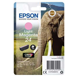 Epson - Cartuccia ink - 24 - Magenta chiaro - C13T24264012 - 5