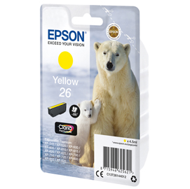 Epson - Cartuccia ink - 26 - Giallo - C13T26144012  - 4