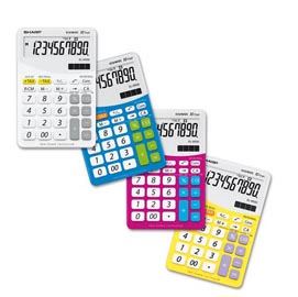 Sharp - Calcolatrice da tavolo - Bianco - EL M332B - 10 cifre