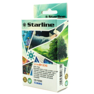 Starline - Cartuccia ink - per Brother - Ciano - LC123C  - 10ml