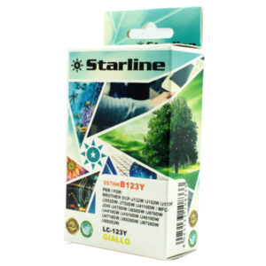 Starline - Cartuccia ink - per Brother - Giallo - LC123Y  - 10ml