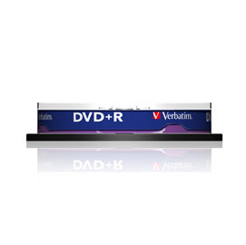 Verbatim - Scatola 10 DVD+R - silver - 43498 - 4