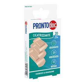 Cerotto cicatrizzante - con acido ialuronico - misure assortite - ProntoDoc - conf. 20 pezzi