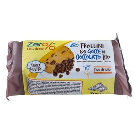 Frollini - con gocce di cioccolato - monoporzione da 70 gr - Zerglutine