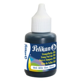 Inchiostro 84 - 30 ml - resistente all'acqua - bianco - Pelikan