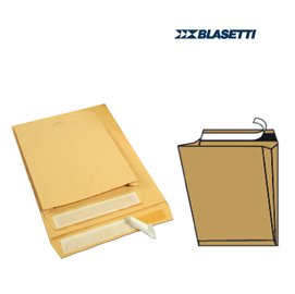 Busta a sacco Mailpack - soffietti laterali - fondo preformato - strip adesivo - 25 x 35