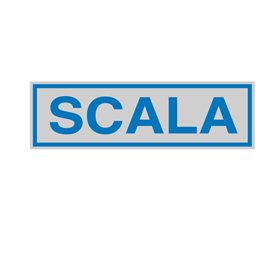 Targhetta adesiva - SCALA - 16