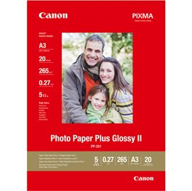 Canon - Carta fotografica Plus Glossy II PP-201 - A3 - 20 Fogli - 2311B020