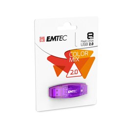 Emtec - Memoria Usb 2.0 - viola - ECMMD8GC410 - 8GB