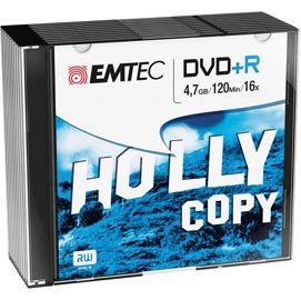 Emtec - DVD+R - registrabile - ECOVPR471016SL - 4
