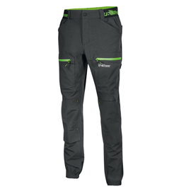 Pantalone da lavoro Harmony - taglia M - grigio/verde - U-Power