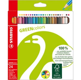 Pastelli colorati Green Colours - diametro mina 2