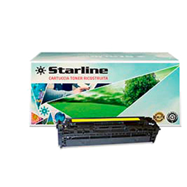 Starline - Toner Ricostruito - per HP 125A - Giallo - CB542A - 1.400 pag