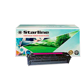 Starline - Toner Ricostruito - per HP 125A - Magenta - CB543A - 1.400 pag