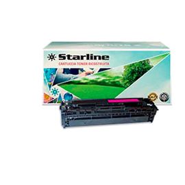 Starline - Toner Ricostruito - per HP 128A- Magenta - CE323A - 1.300 pag