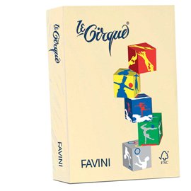 Carta Le Cirque - A3 - 80 gr - giallo pastello 100 - Favini - conf. 500 fogli