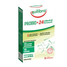 Integratori ProBio 24 miliardi di fermenti - 10 bustine orosolubili (25 gr cad.) - Equilibra