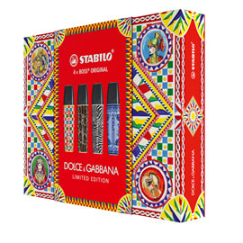 Stabilo Boss Original per Dolce&Gabbana - colori assortiti –  Edizione Limitata - Stabilo - cofanetto 4 evidenziatori